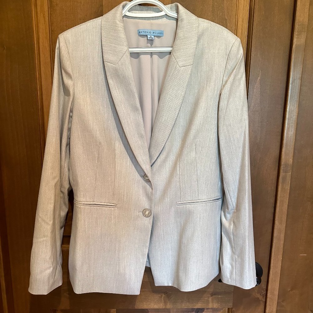 Antoio Melani Grey Business Pant Suit